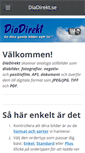Mobile Screenshot of diadirekt.se
