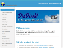 Tablet Screenshot of diadirekt.se